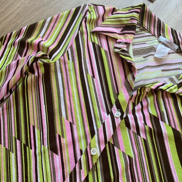 Vintage Poof! Retro Button Down Top - Picture 3 of 4